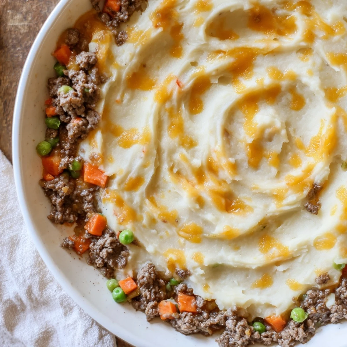 Rustikaler deutscher Hackauflauf