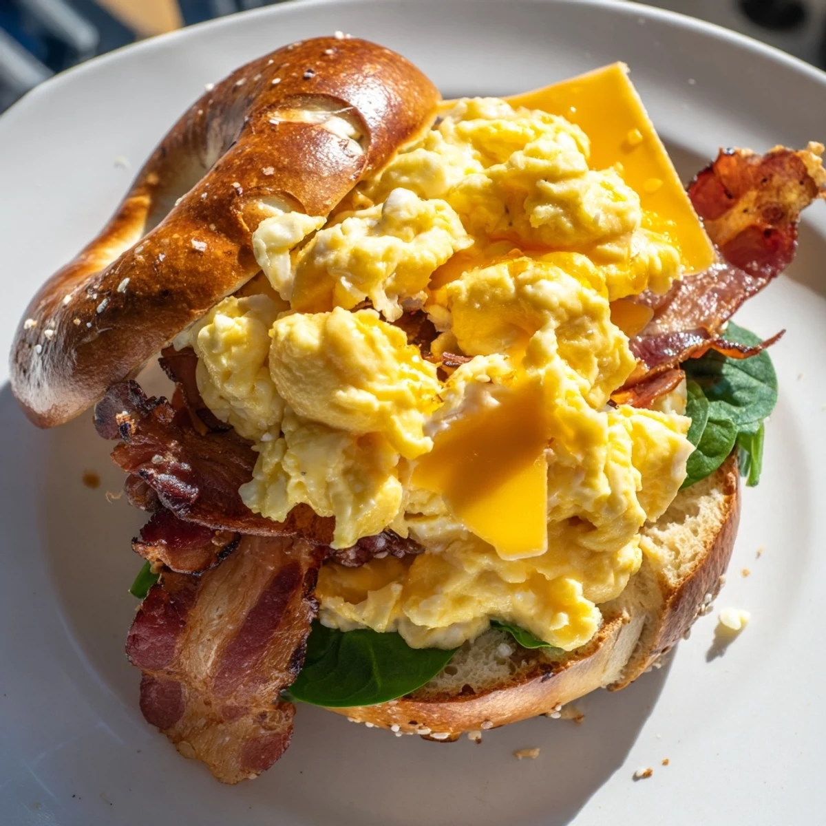 Pretzel Bagel Frühstück Genuss