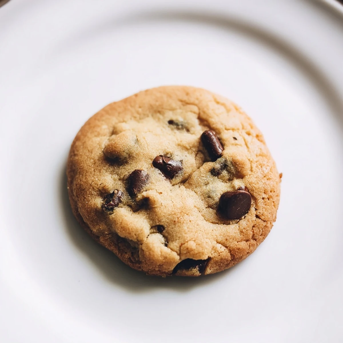 Delicious air-fryer chocolate chip cookies, golden-brown and ready to eat, a perfect sweet treat.