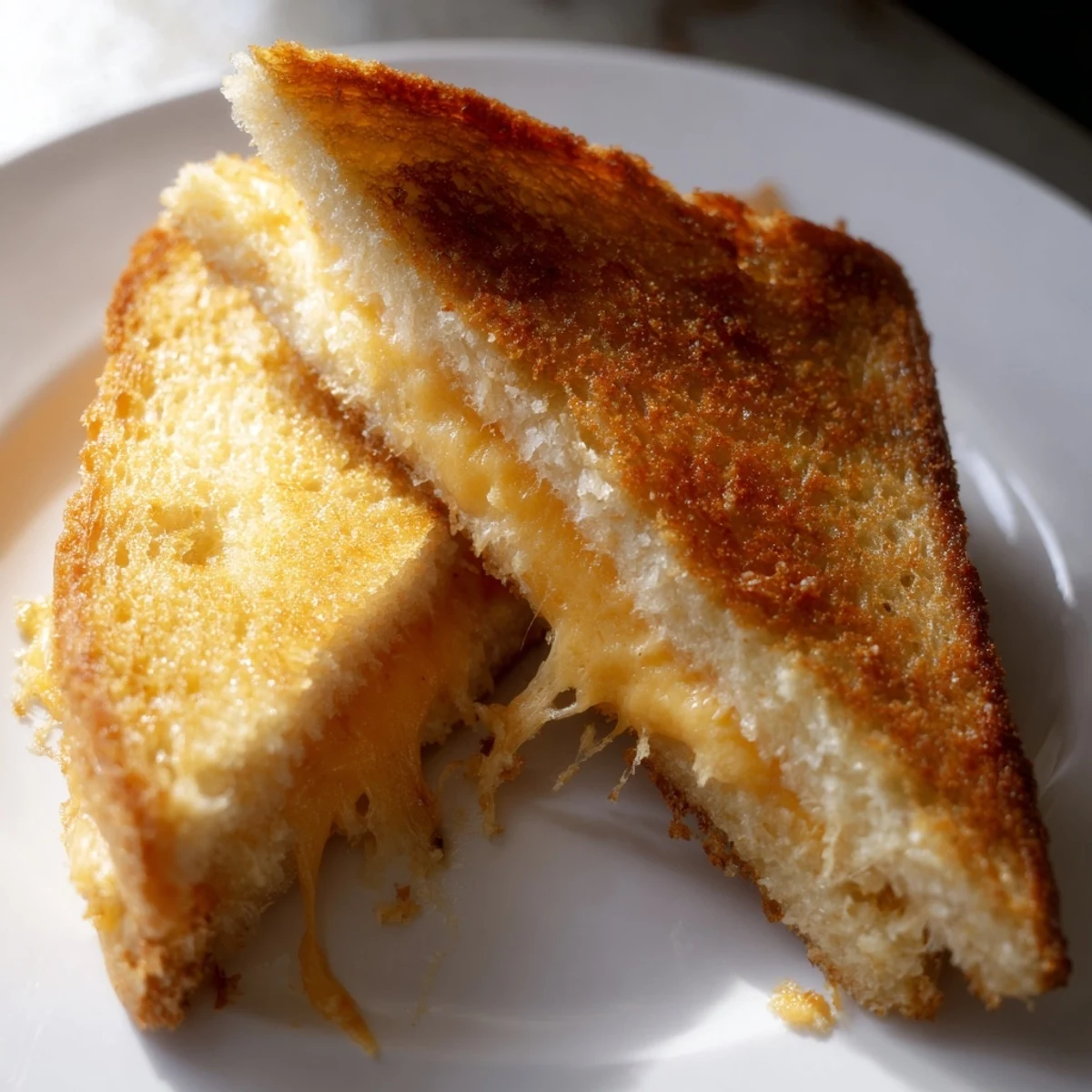 Crispy golden Air Fryer Grilled Cheese, warm and gooey, perfect for a quick and easy American lunch.