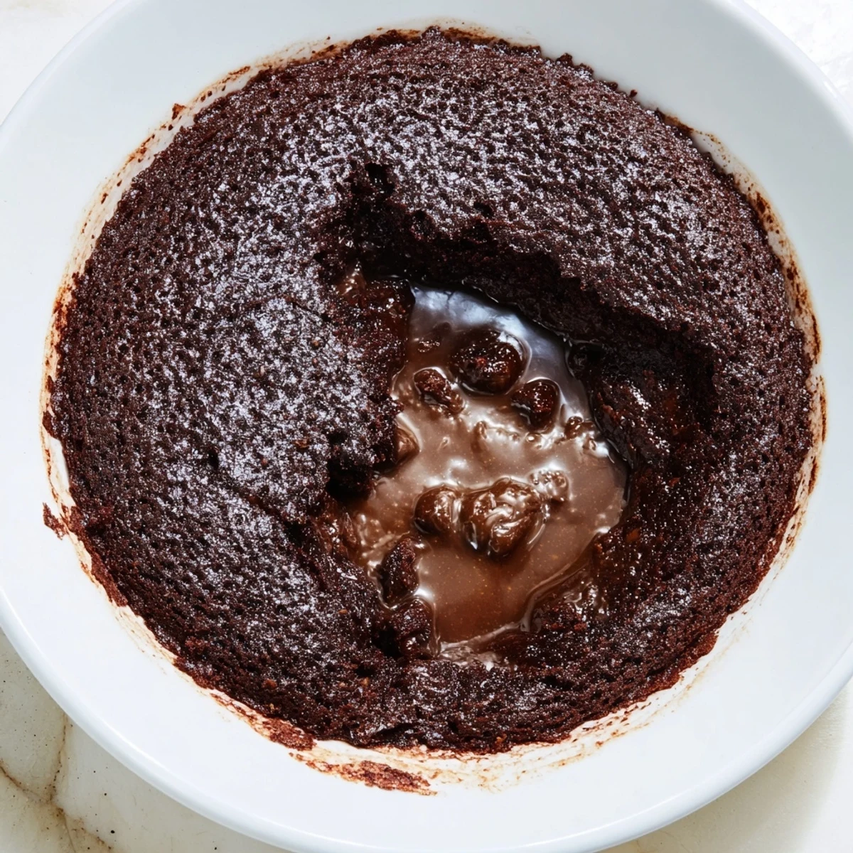 Rich, dark Ina Garten brownie pudding, a warm, decadent dessert with a crackly top.