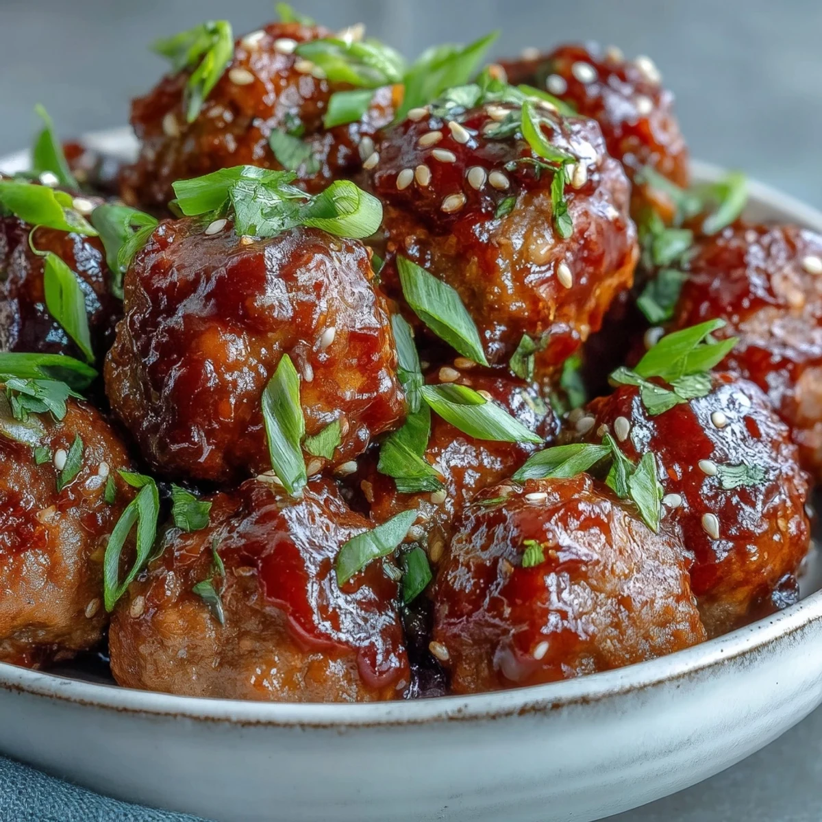 Tender Easy Sweet and Sour Crock Pot Meatballs served as a party appetizer with toothpicks on a rustic wooden platter.