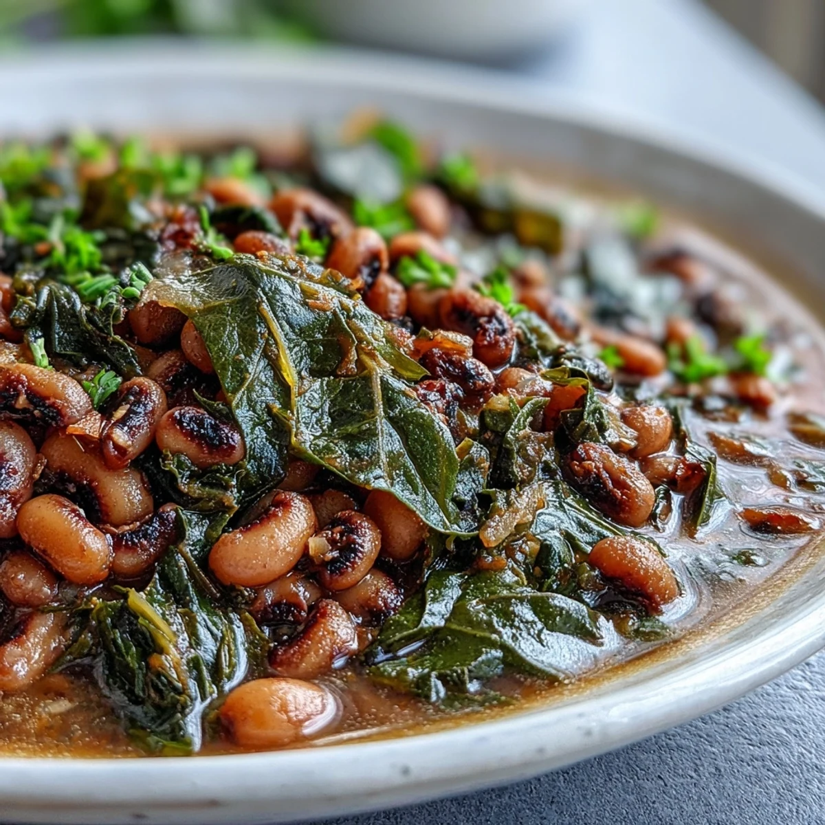 Black-Eyed Peas Collard Greens