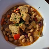 Rustikaler Bohnen Tomaten Eintopf