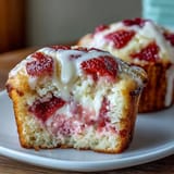 Erdbeer Cream Cheese Muffins