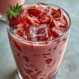 Pink Drink mit Erdbeere Acai