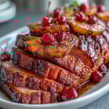 Honig Glasiertes Schinken Ananas