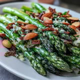 Lemon Butter Spargel Mandeln