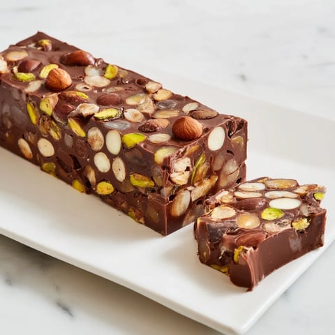 Here are the three ALT texts for the Nutty Nougat Snack Bars recipe: