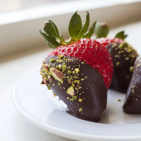 Dark chocolate covered strawberry dips glistening, a decadent dessert that's perfect for celebrations.