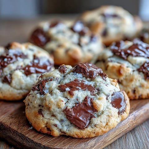 Weiche, knusprige Yogurt Chocolate Chip Cookies auf Backpapier, frisch aus dem Ofen.