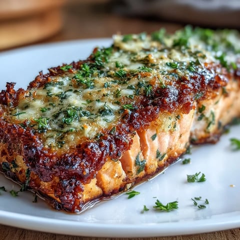 1. Keto-Garlic-Parmesan-Lachs mit geröstetem Brokkoli und Zitronenspalten, goldbraun gebacken und duftend nach Knoblauch und Parmesan.  