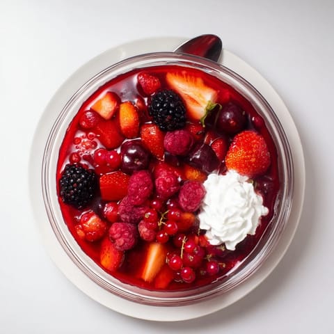 Berry Rote Grütze Dessert #16