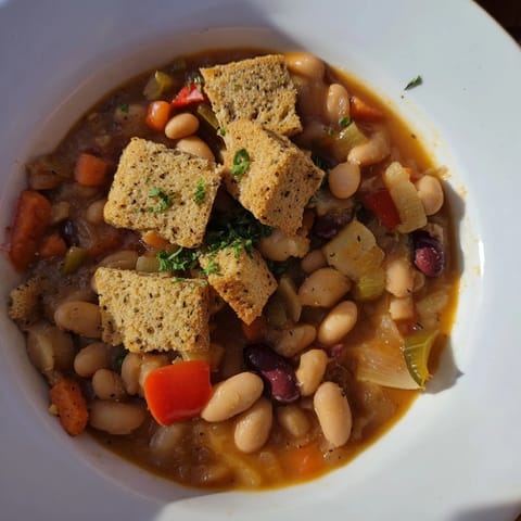 Rustikaler Bohnen Tomaten Eintopf #22