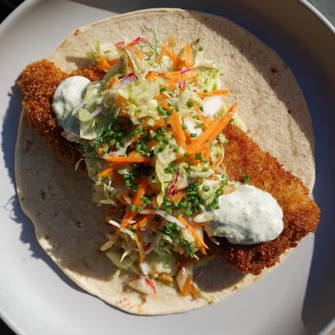 Pork Schnitzel Tacos Sauerkraut #37