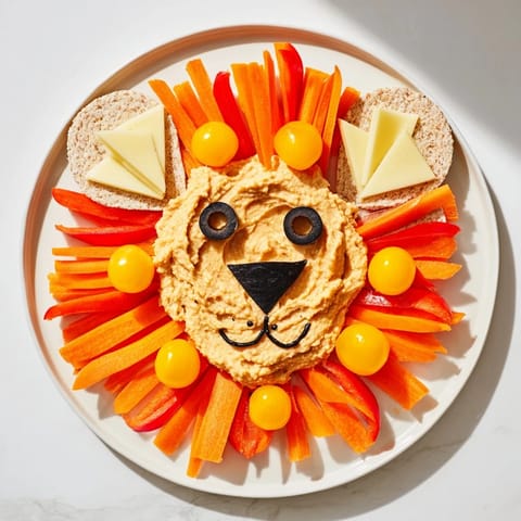 Löwen Lunch Brett bunt #68