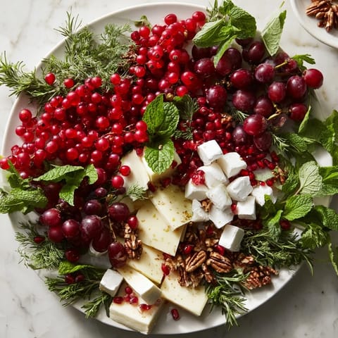 Festliche Beerentrauben Platte