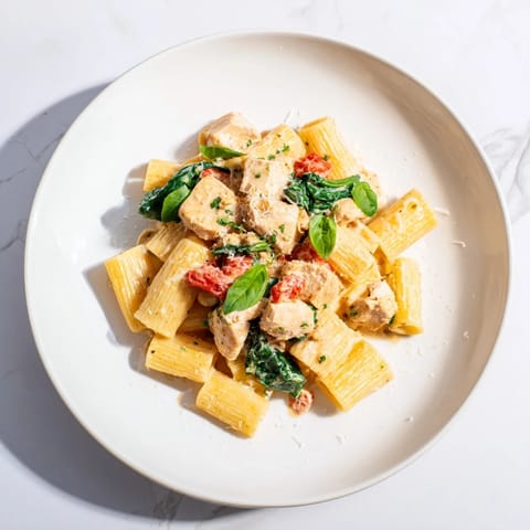 Budgetfreundliche Hähnchen Pasta