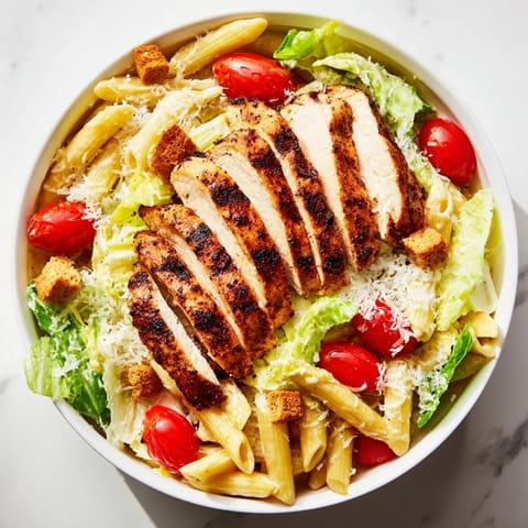 Spicy Chicken Caesar Pasta