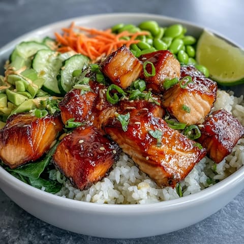 Gebackener Lachs Reisschale #250