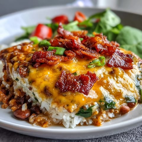 Schwarzaugenbohnen Tex-Mex Auflauf