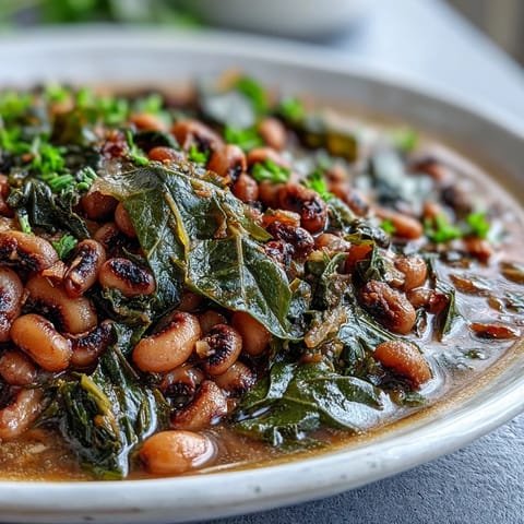 Black-Eyed Peas Collard Greens