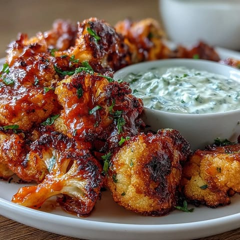 Keto Buffalo Blumenkohl Flügel