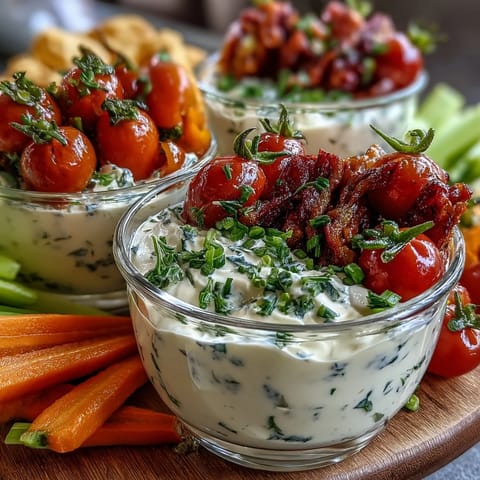 Sommer Veggie Cups Ranch Dip