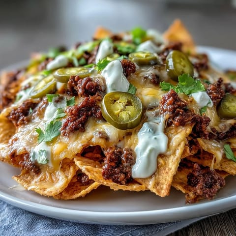 Baseball Nachos mit Käse