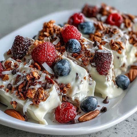 Frozen Yogurt Bark Beeren Granola #397