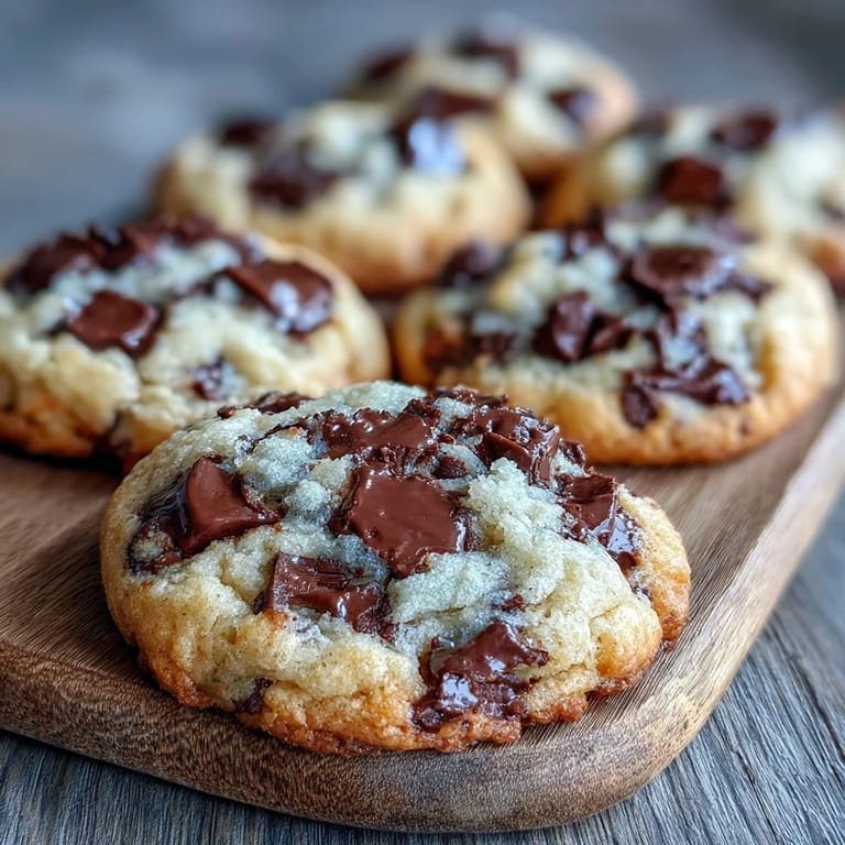 Genussreife Yogurt Chocolate Chip Cookies auf einem Kuchengitter, mit Schokostücken.