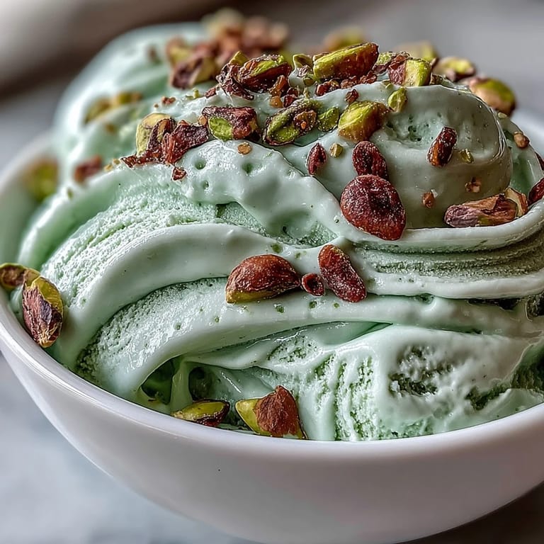 3. Italienisches Pistazien-Gelato mit reichhaltigem Geschmack und glatter, cremiger Konsistenz.
