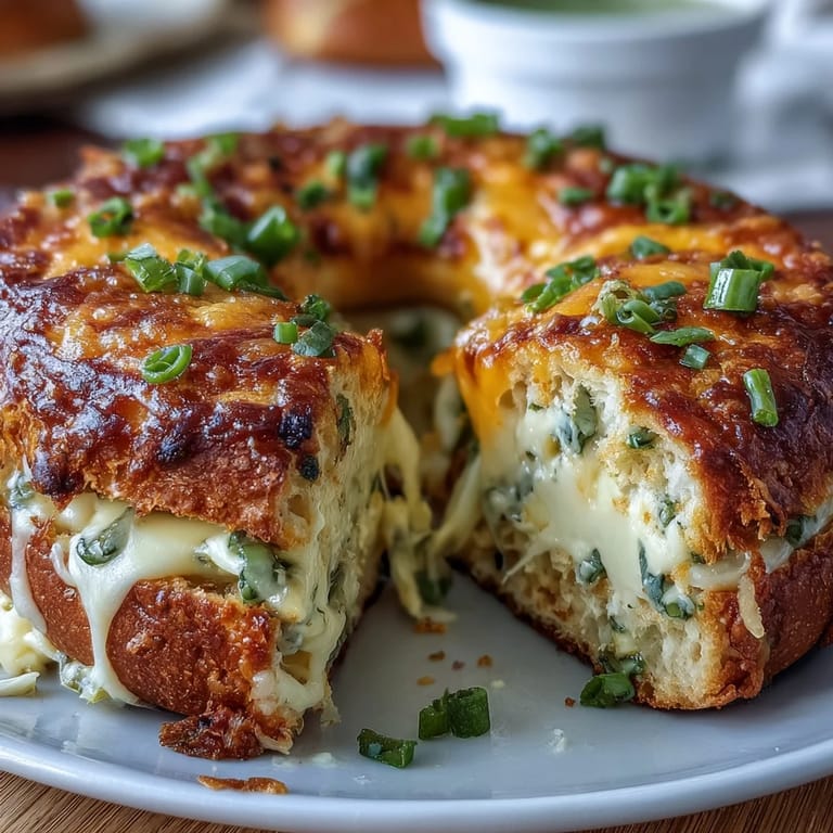2. Selbstgemachte Jalapeño Cheddar High-Protein Bagels mit goldener Kruste und herzhaftem Käsegeschmack.  
