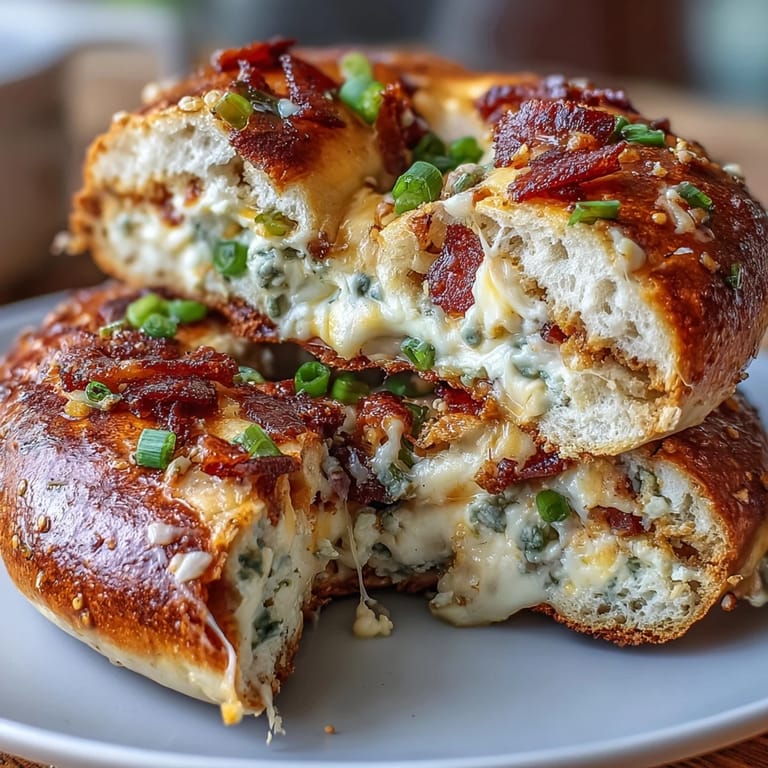 3. Knusprige Jalapeño Cheddar High-Protein Bagels, gefüllt mit würzigem Cheddar und frischen Jalapeños.