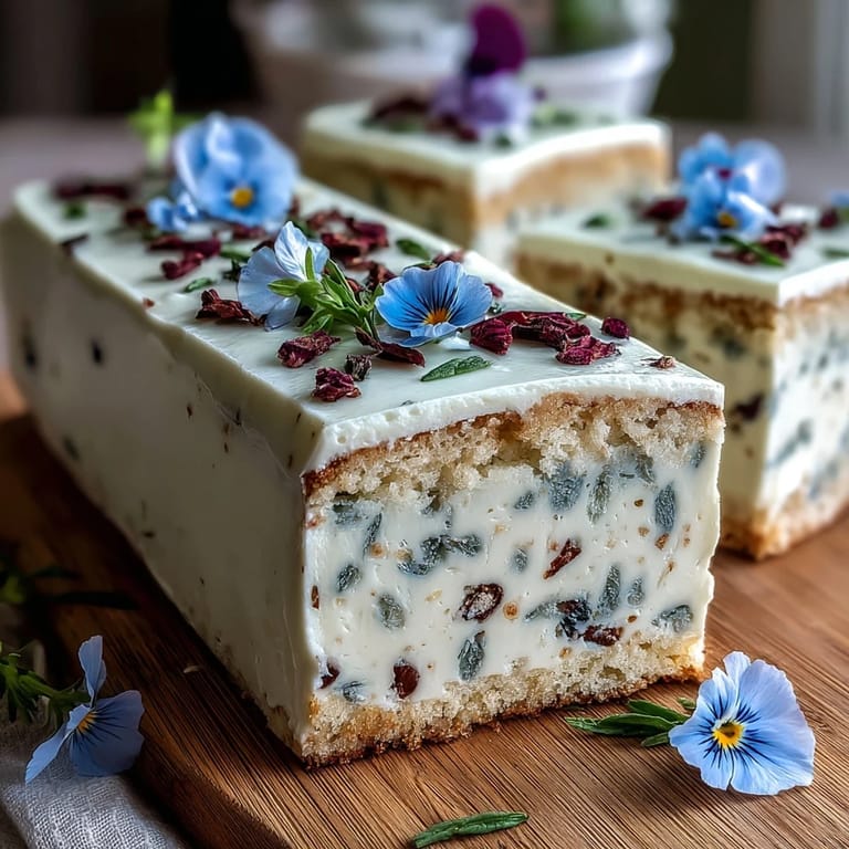 Zarter Vanillekuchen mit essbaren Blüten für festliche Anlässe